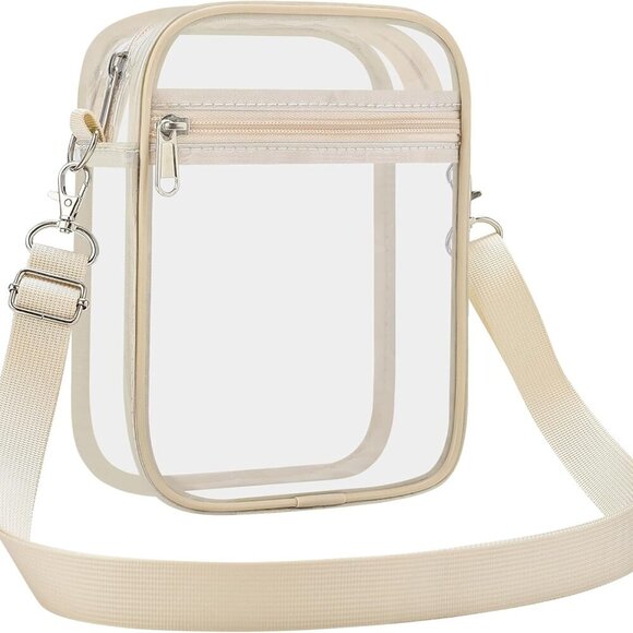 Clear Purse Stadium Approved CrossBody Bag for Men and Women - Picture 7 of 7